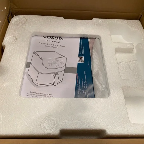 Bnwt Air Fryer - red - Picture 3 of 4